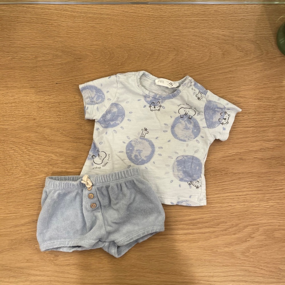 Zara baby summer outfit, size 1-3 months